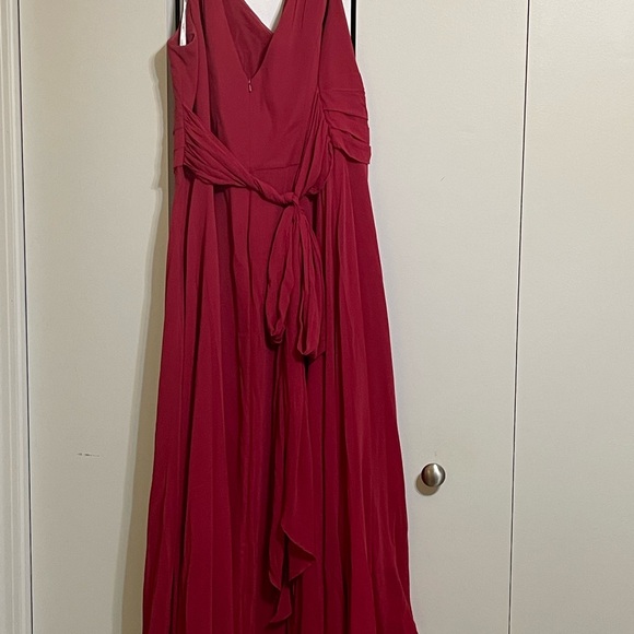 Dress worn for a wedding.  Has been hemmed - Picture 2 of 3